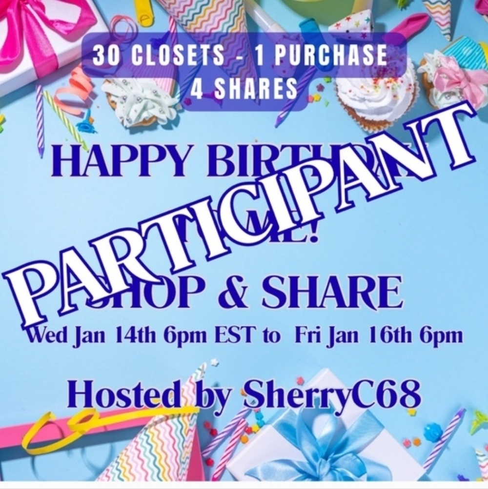 Happy Birthday to Me Shop & Share